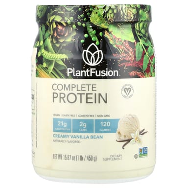Протеин PlantFusion Complete Creamy Vanilla Bean, 450 г, 1 lb