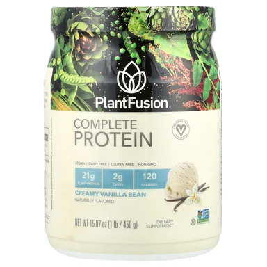 Фото товара: Протеин PlantFusion Complete Creamy Vanilla Bean, 450 г, 1 lb