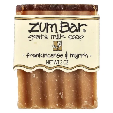 Фото товара: Мыло ZUM® Goat's Milk Soap Frankincense & Myrrh, 3 унций, батончик