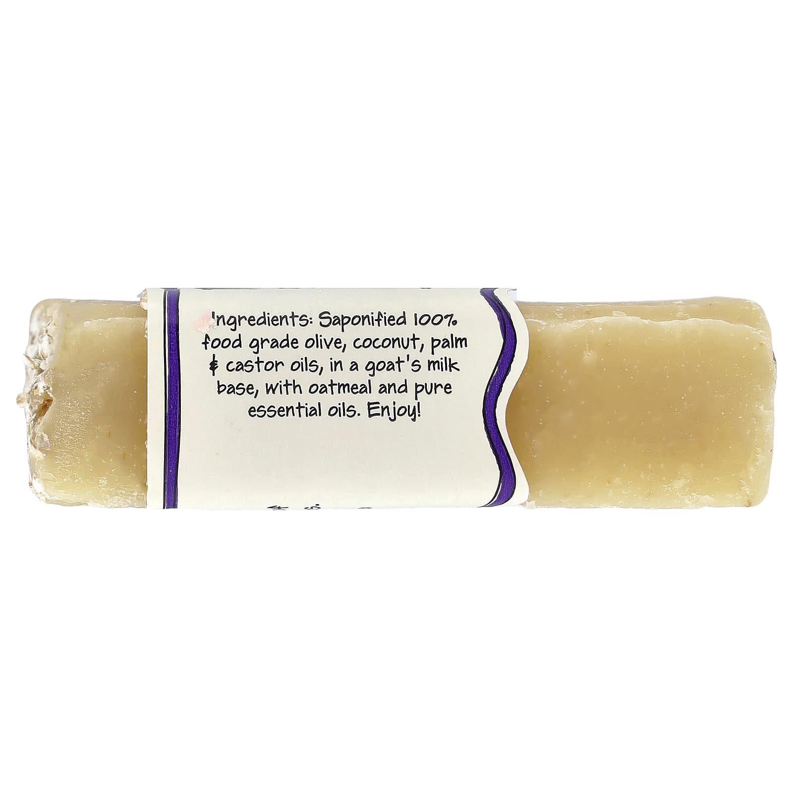 Овсянка ZUM Bar® Goat's Milk Soap Bar Lavender, 3 унций, мыло — фото 3