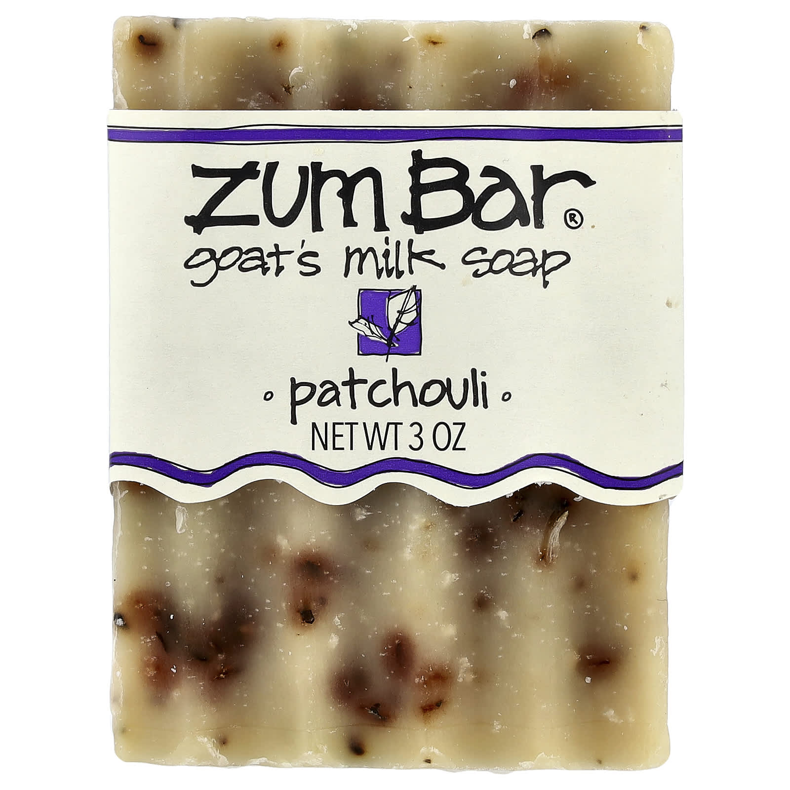 Мыло ZUM® Goat's Milk Soap, оттенок Patchouli, 3 унций, батончик