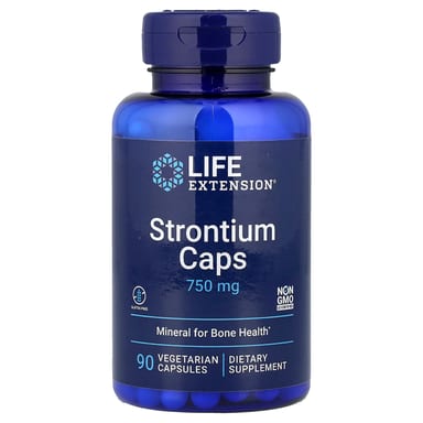 Стронций Life Extension Caps, 250 мг, 90 растительных капсул