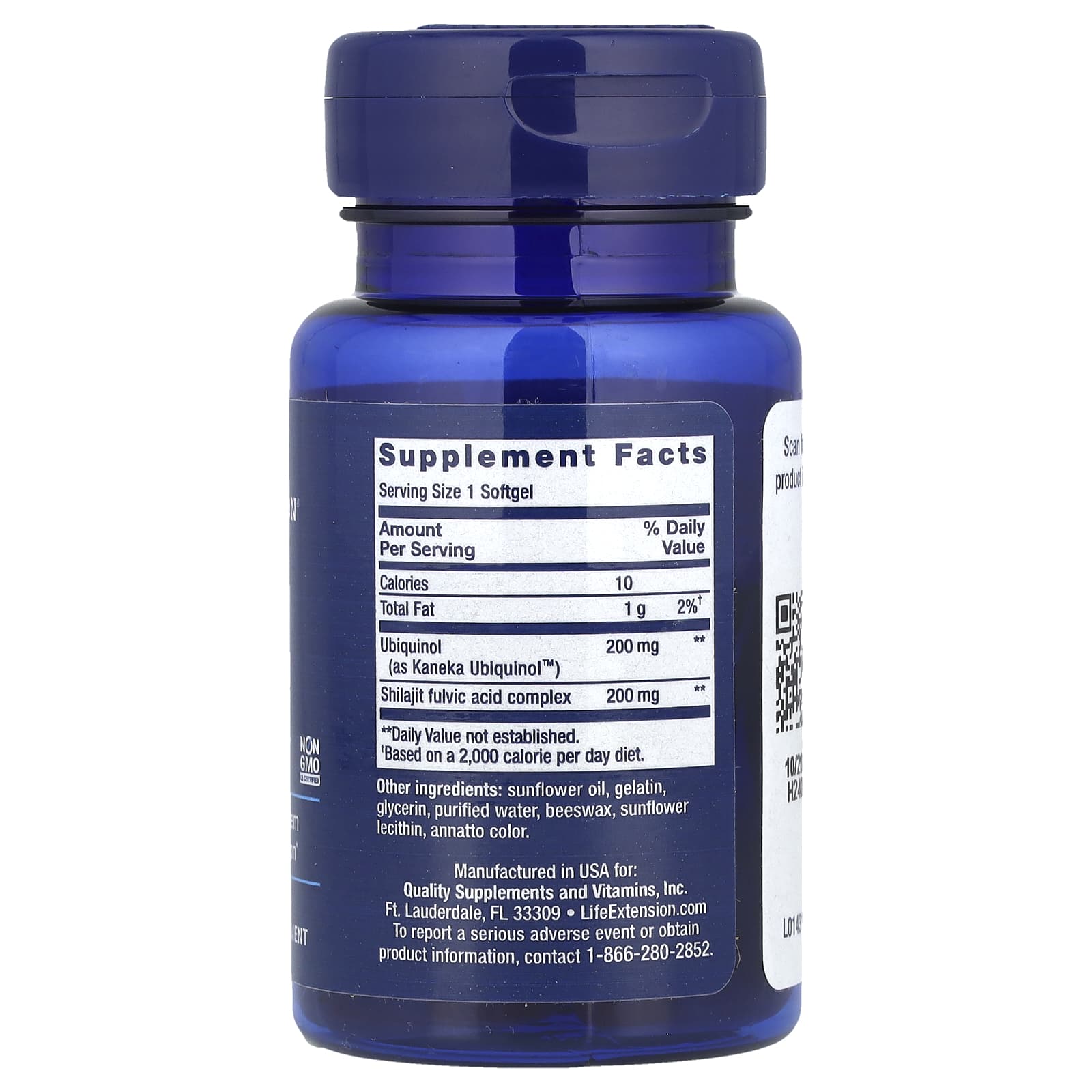 Убихинол Life Extension Super CoQ10 with Enhanced Mitochondrial Support, 200 мг, 30 мягких капсул — фото 2