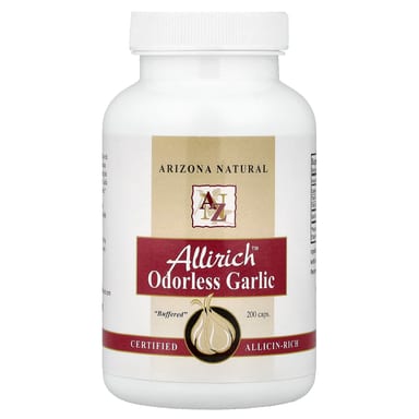 Чеснок без запаха Arizona Natural Allirich™, 170 мг, 200 капсул