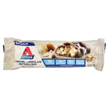 Шоколад Atkins Caramel Nut Roll Bar, 44 г, 5 шт., батончик