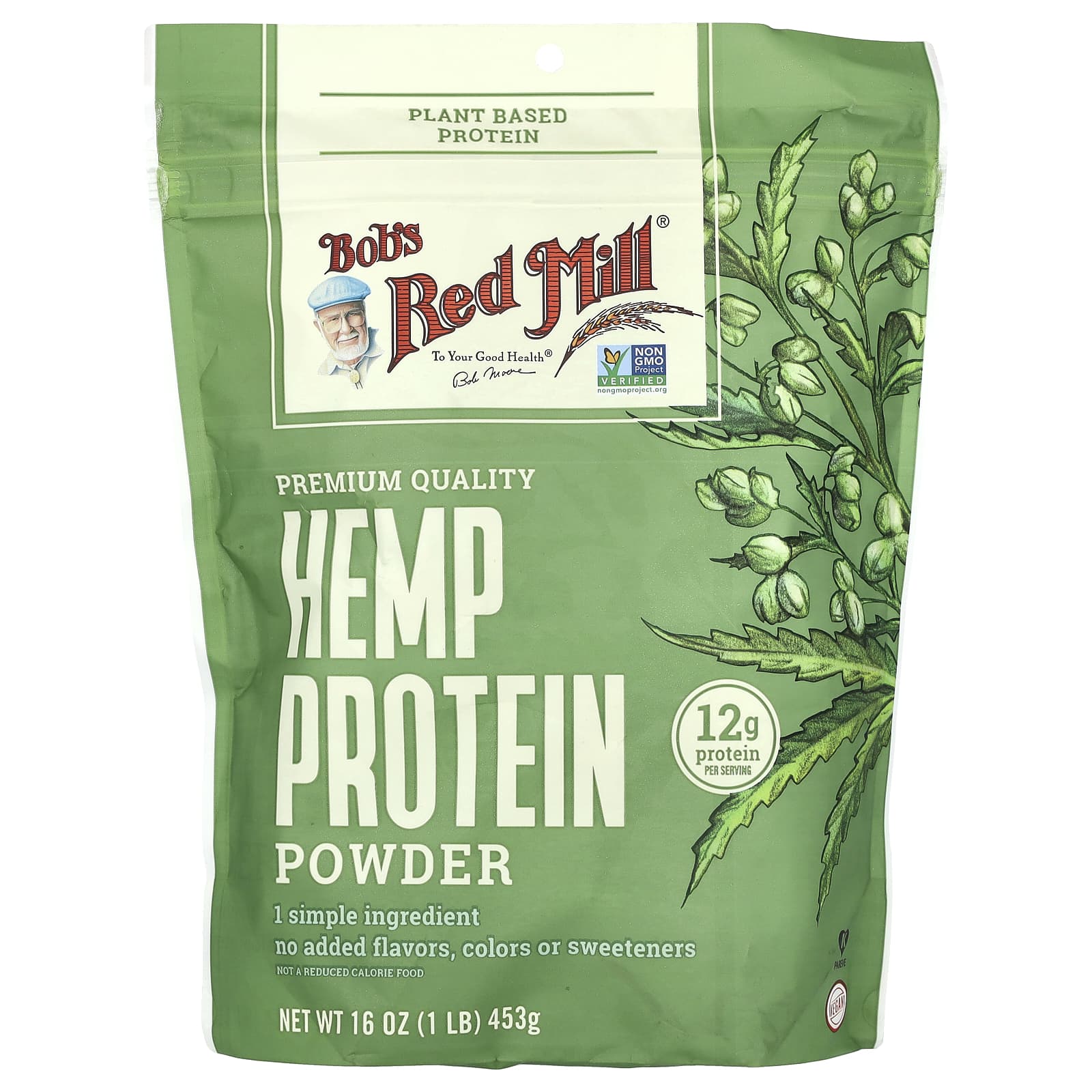Протеиновый порошок Bob's Red Mill Hemp, 453 г