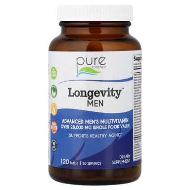 Мультивитаминно-минеральный комплекс Pure Essence Longevity Men Mens Supplement 120 Tablet, таблетки