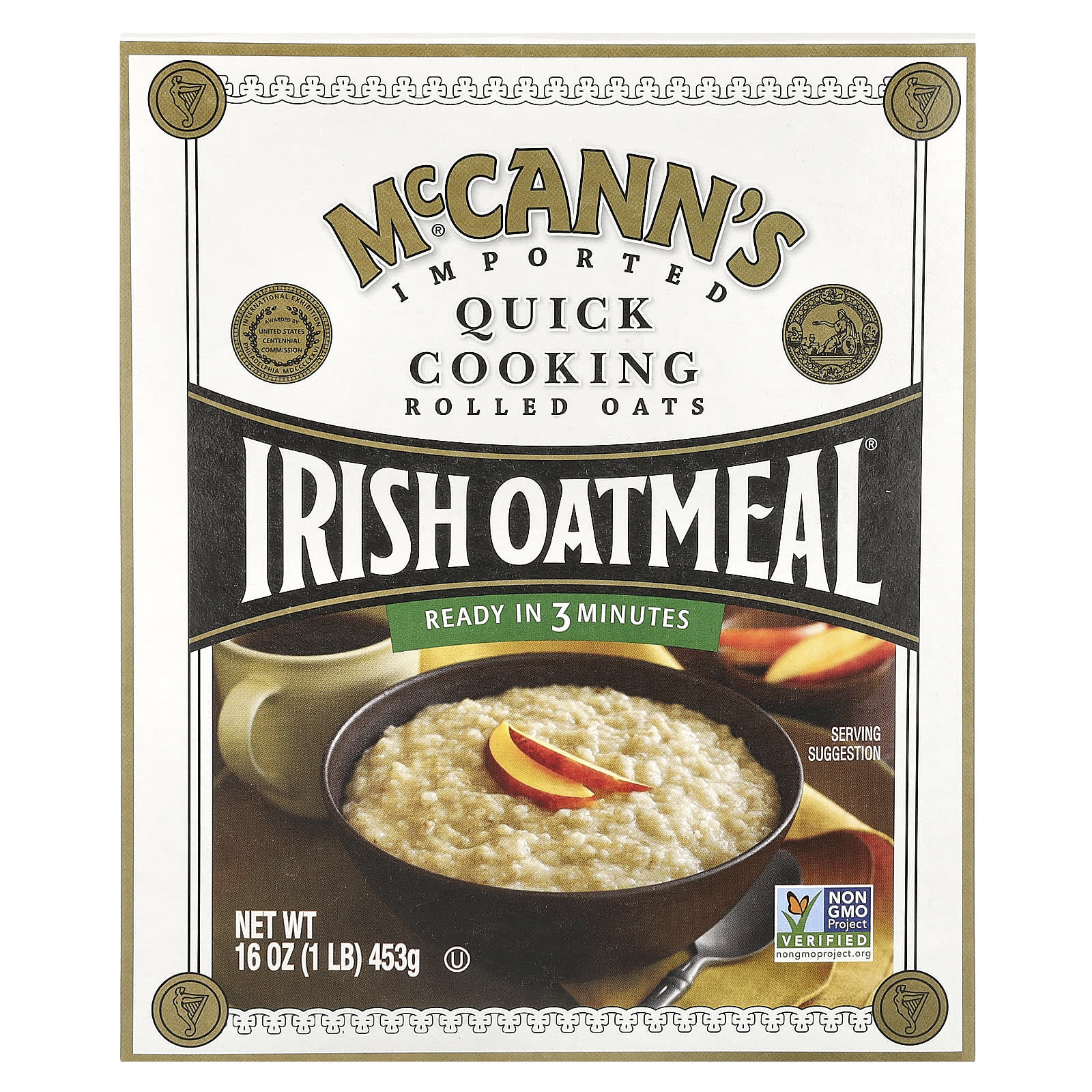 Овсяные хлопья McCann's Irish Oatmeal Quick Cooking, 453 г