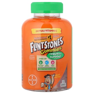 Детские мультивитамины Flintstones Gummies + Immunity Support, 150 жевательных пастилок