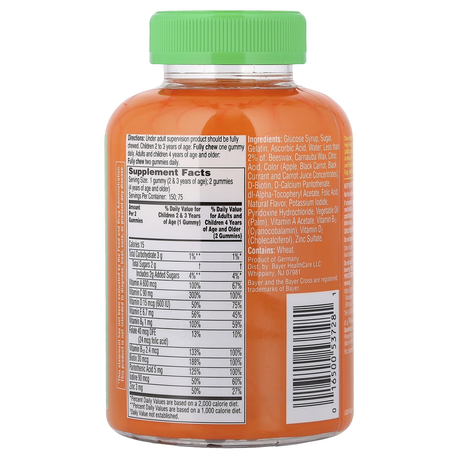 Детские мультивитамины Flintstones Gummies + Immunity Support, 150 жевательных пастилок — фото 2