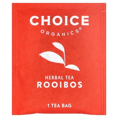 Чай Choice Organics Herbal Rooibos Caffeine-Free, оттенок 16 Tea Bags, 32 г, чайные пакетики