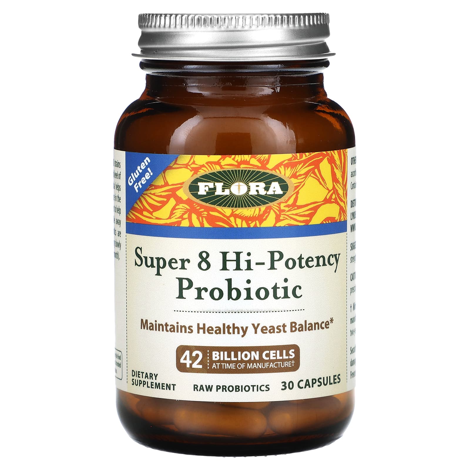 Пробиотик Flora Super 8 Hi-Potency, оттенок 42 Billion Cells, 30 капсул — фото 2