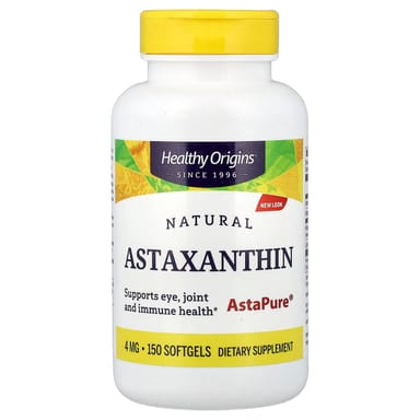 Астаксантин Healthy Origins Natural, 150 мягких капсул