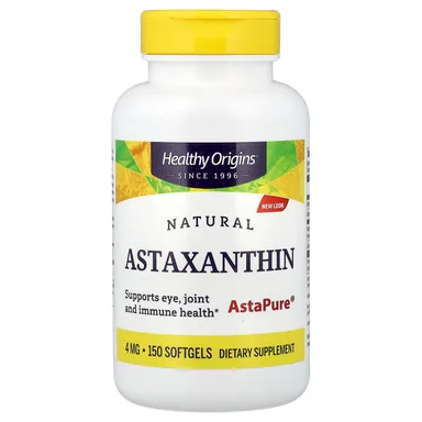 Фото товара: Астаксантин Healthy Origins Natural, 150 мягких капсул
