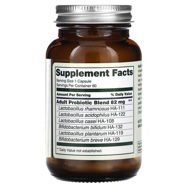 Пробиотик Flora Adult's, оттенок 17 Billion Cells, 60 капсул