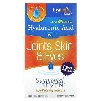 Гиалуроновая кислота Hyalogic For Joints Skin & Eyes Synthovial Seven®, 30 мл, 1 унций