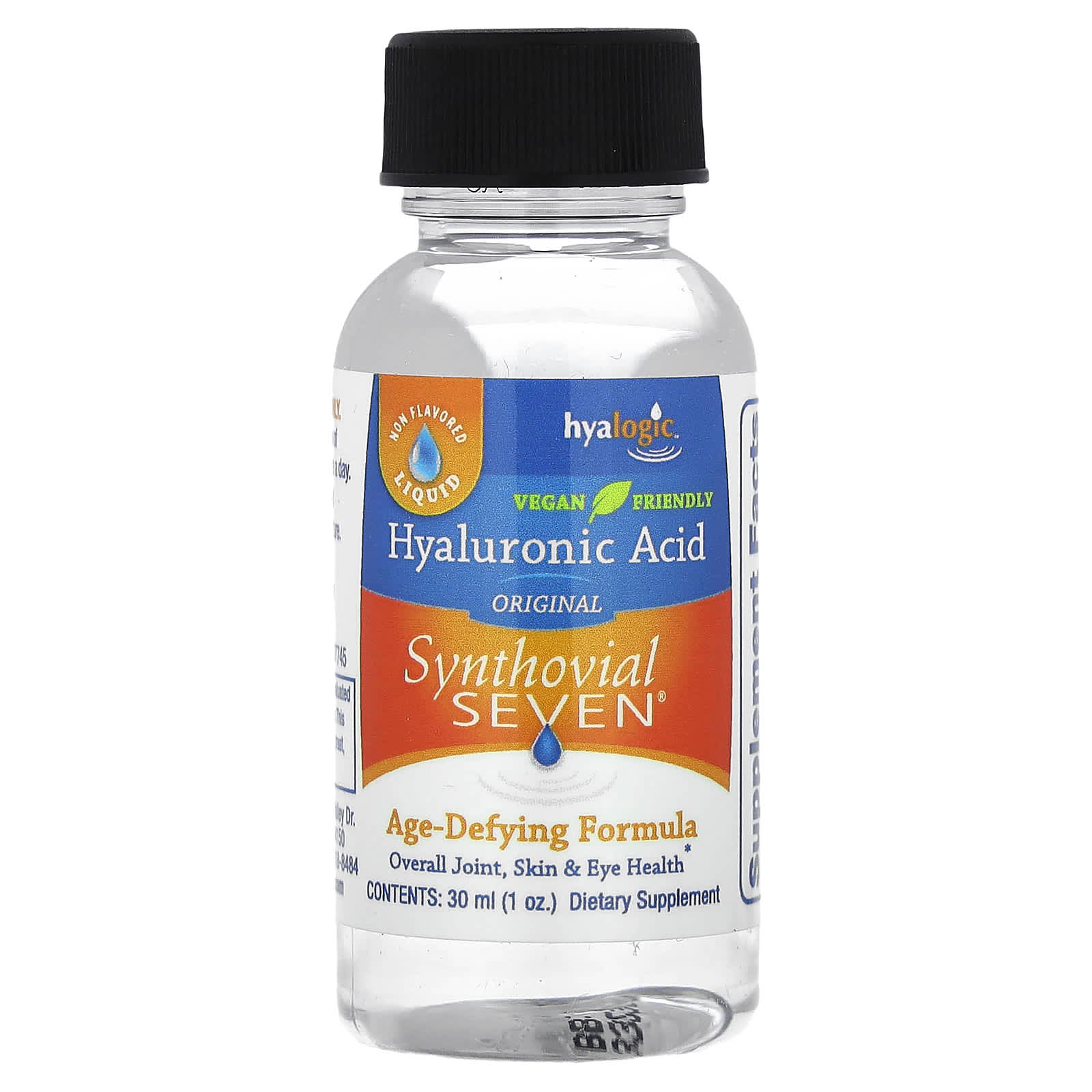 Гиалуроновая кислота Hyalogic For Joints Skin & Eyes Synthovial Seven®, 30 мл, 1 унций — фото 2