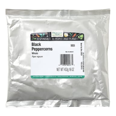 Чёрный перец Frontier Co-op Whole, 453 г