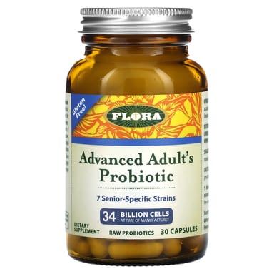 Пробиотик Flora Advanced Adult's, 34 Billion Cells, 30 капсул