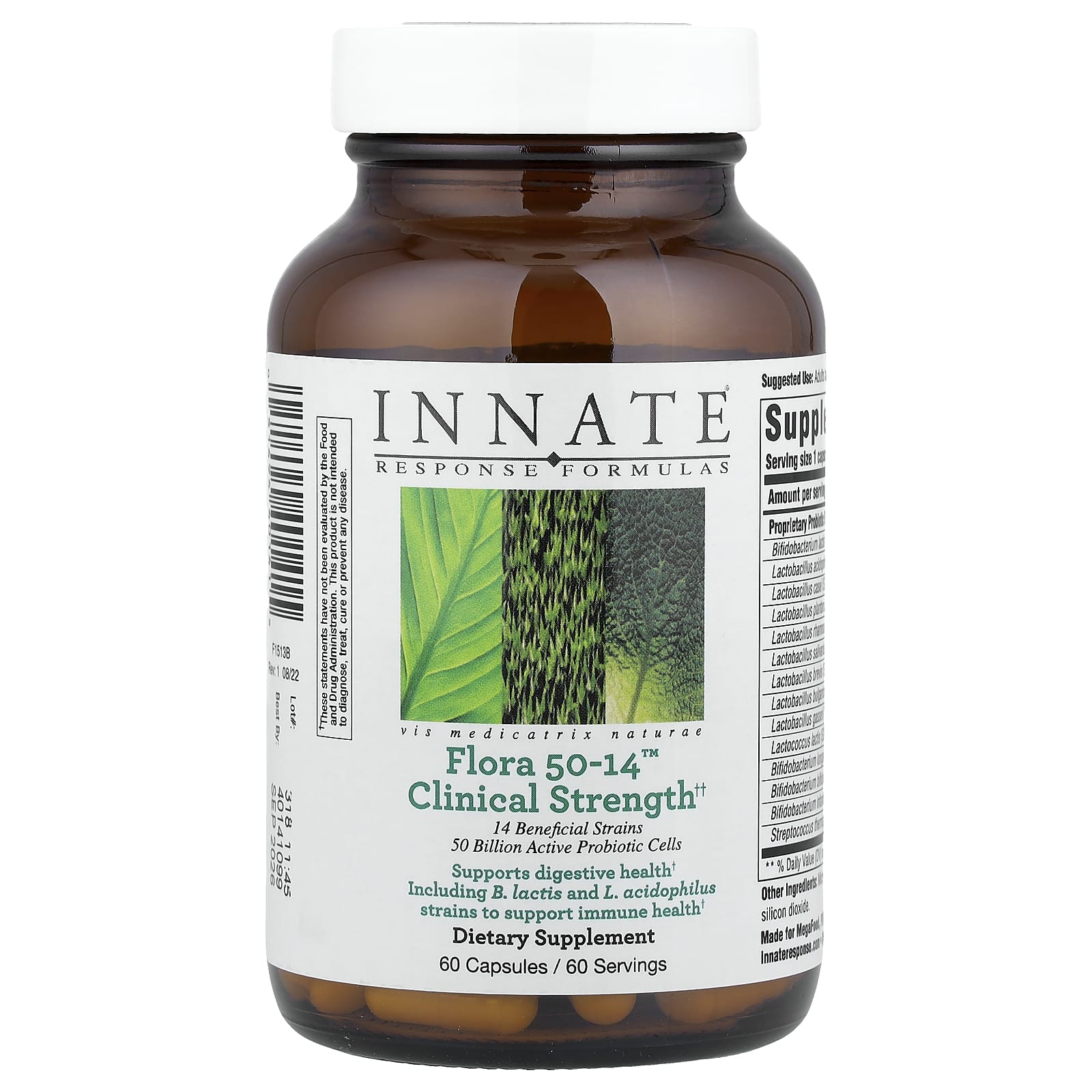 Пробиотик Innate Response Formulas, 60 капсул