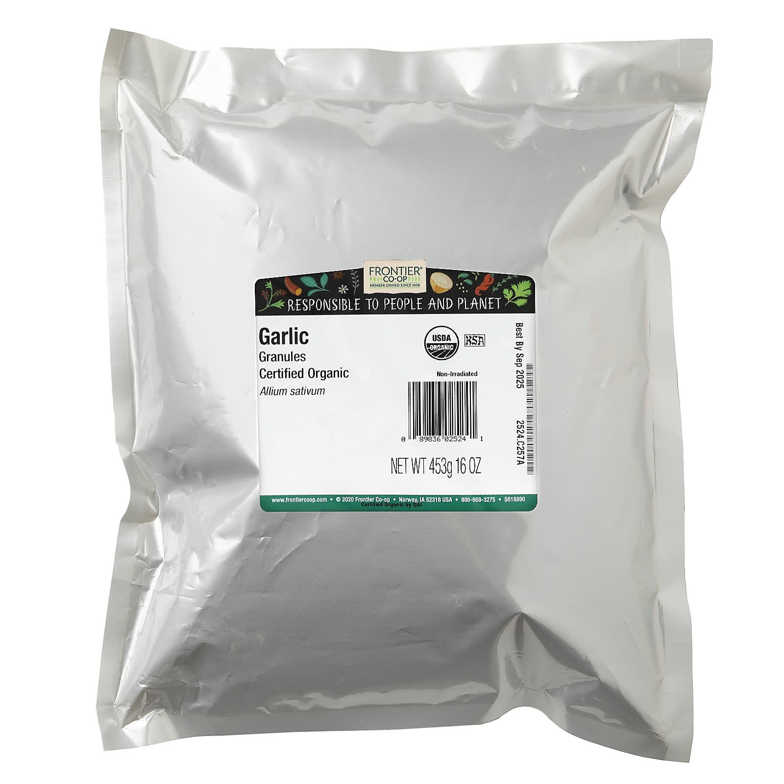 Чеснок Frontier Co-op Granules, 453 г — фото 2