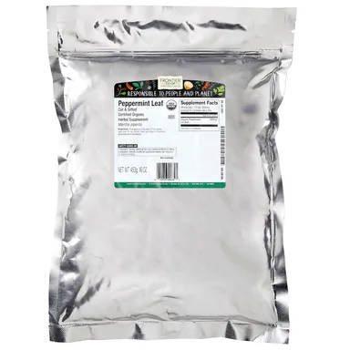 Фото товара: Лист перечной мяты Frontier Co-op Organic Cut & Sifted, 453 г