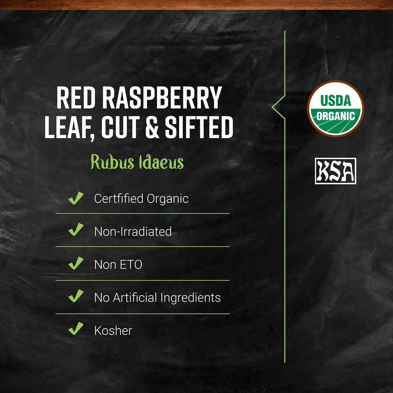 Листья малины Frontier Co-op, вкус Organic Cut & Sifted Red Raspberry Leaf, 453 г — фото 3