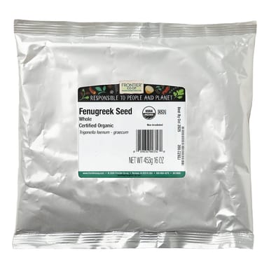 Пажитник Frontier Co-op Organic Whole Seed, 453 г