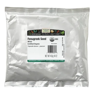 Фото товара: Пажитник Frontier Co-op Organic Whole Seed, 453 г