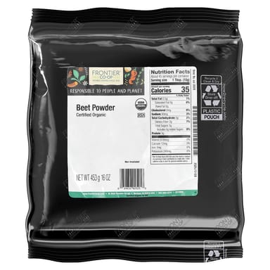 Порошок Frontier Co-op Organic Beet, 453 г