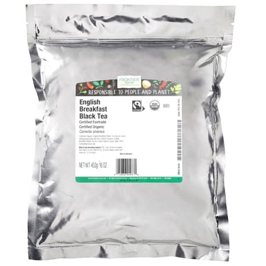 Чай Frontier Co-op Organic English Breakfast Black, 453 г