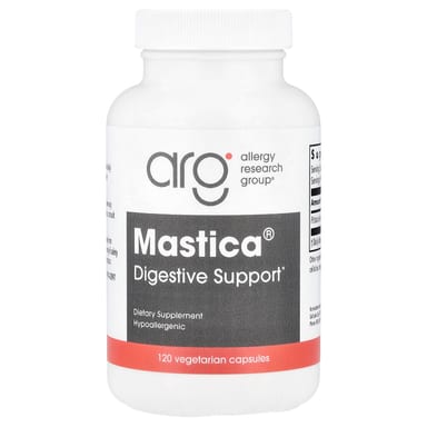 Поддержка пищеварения Allergy Research Group Mastica® Digestive, 0.5 г, 120 растительных капсул