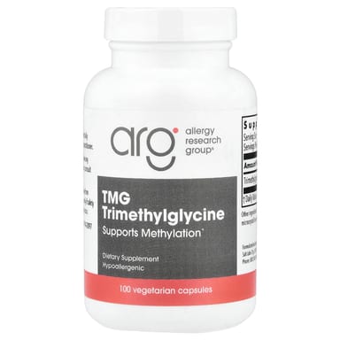 TMG Allergy Research Group, 750 мг, 100 растительных капсул