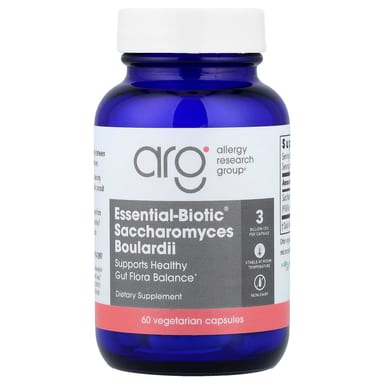 Saccharomyces Boulardii MOS Allergy Research Group Essential-Biotic®, 150 мг, 60 растительных капсул