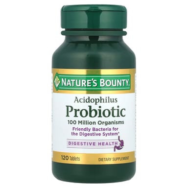 Пробиотик ацидофилус Nature's Bounty Probiotic, 0.5 мг, 120 таблеток