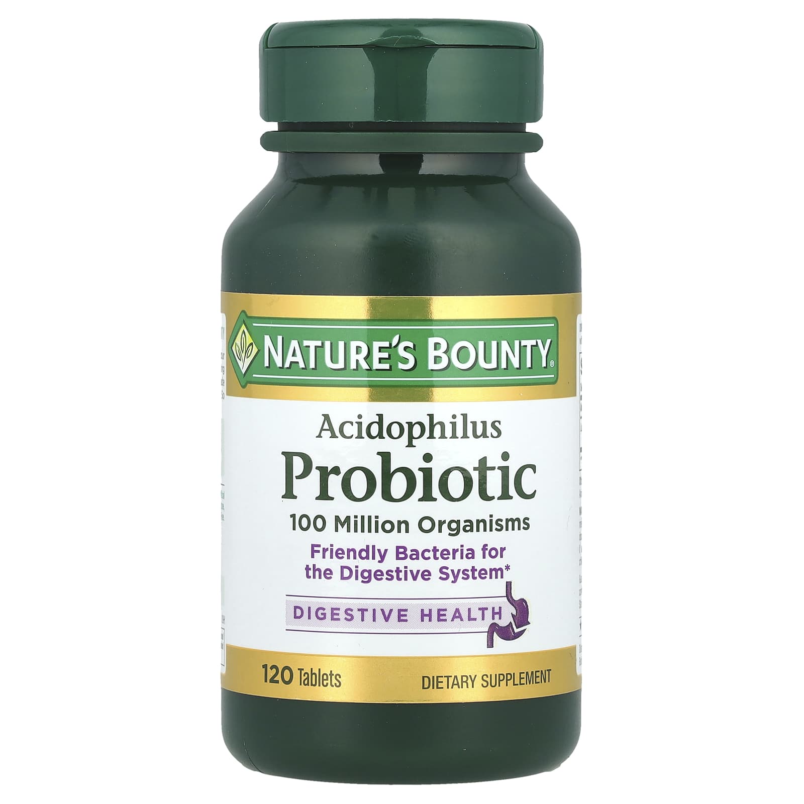 Пробиотик ацидофилус Nature's Bounty Probiotic, 0.5 мг, 120 таблеток