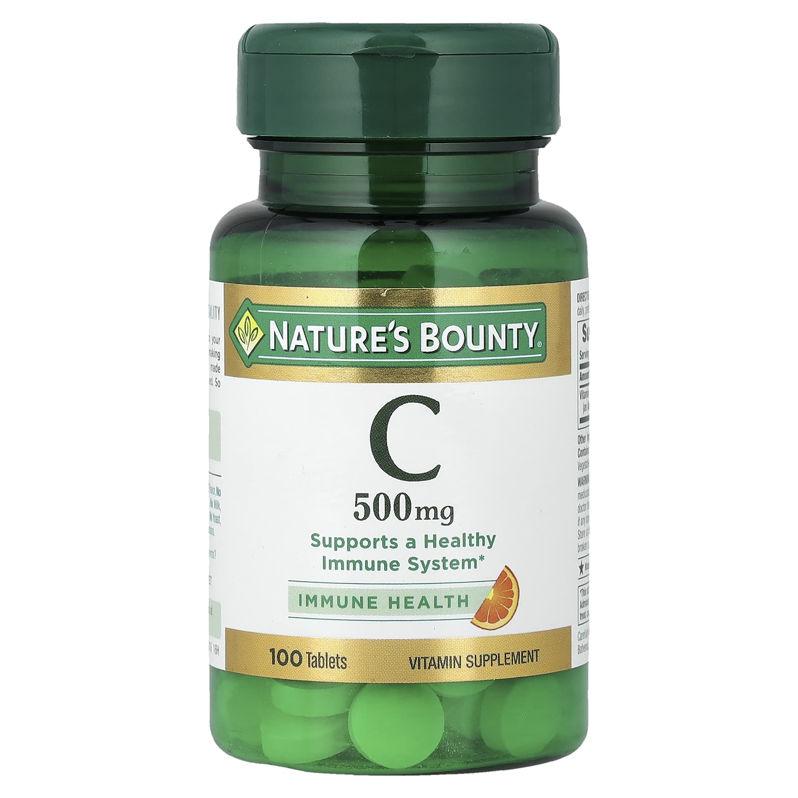 Витамин C Nature's Bounty, 500 мг, 100 таблеток