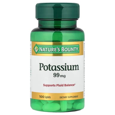 Калий Nature's Bounty, оттенок 100 Caplets, 99 мг
