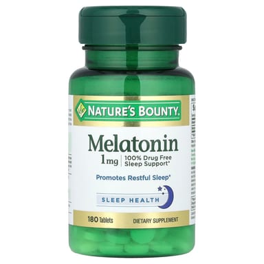 Мелатонин Nature's Bounty, 1 мг, 180 таблеток