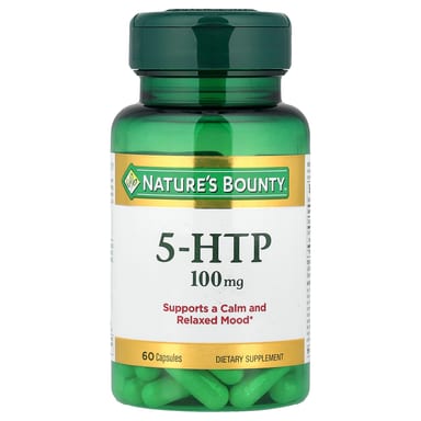 5-HTP Nature's Bounty 5-HTP, 60 капсул
