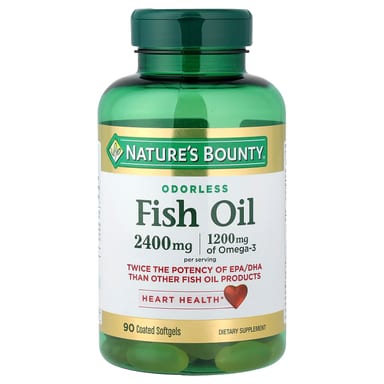 Рыбий жир Nature's Bounty, оттенок Odorless, 1200 мг, мягкие капсулы