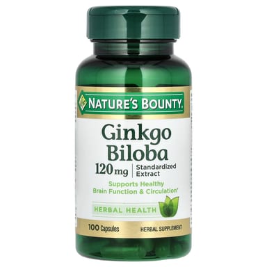 Гинкго билоба Nature's Bounty, 120 мг, 100 капсул