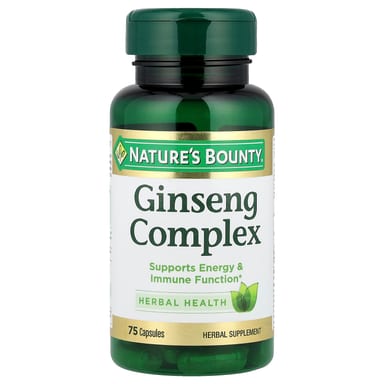 Комплекс Nature's Bounty Ginseng, 75 капсул