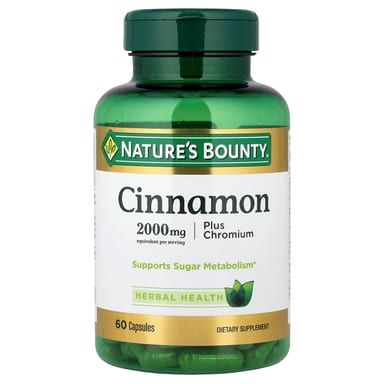 Хром Nature's Bounty Cinnamon Plus, 60 капсул
