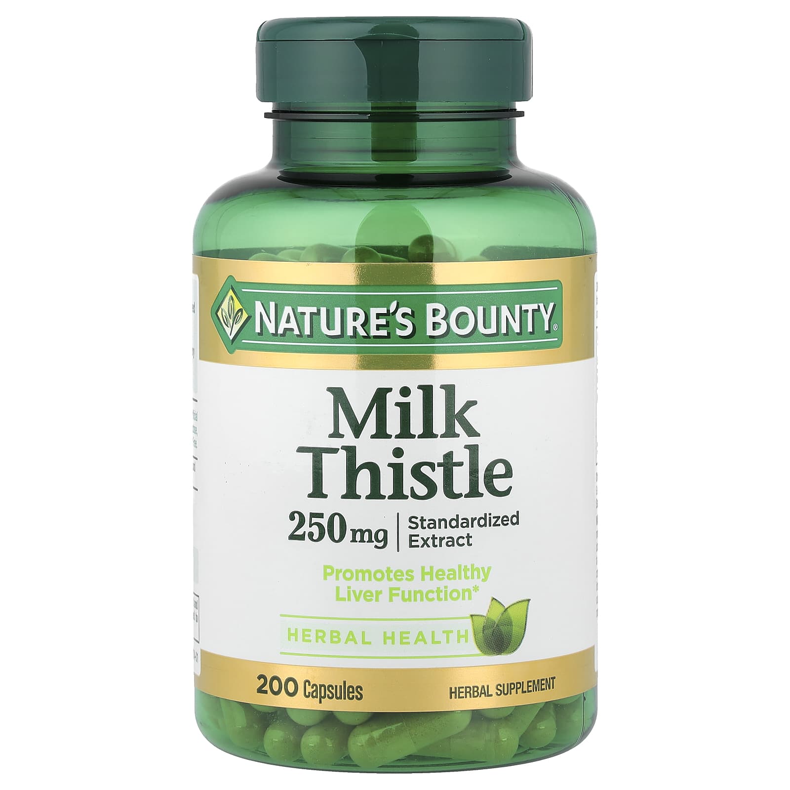 Расторопша Nature's Bounty, 250 мг, 200 капсул