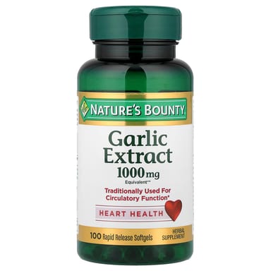 Экстракт чеснока Nature's Bounty, 1,000 мг, 100 мягких капсул