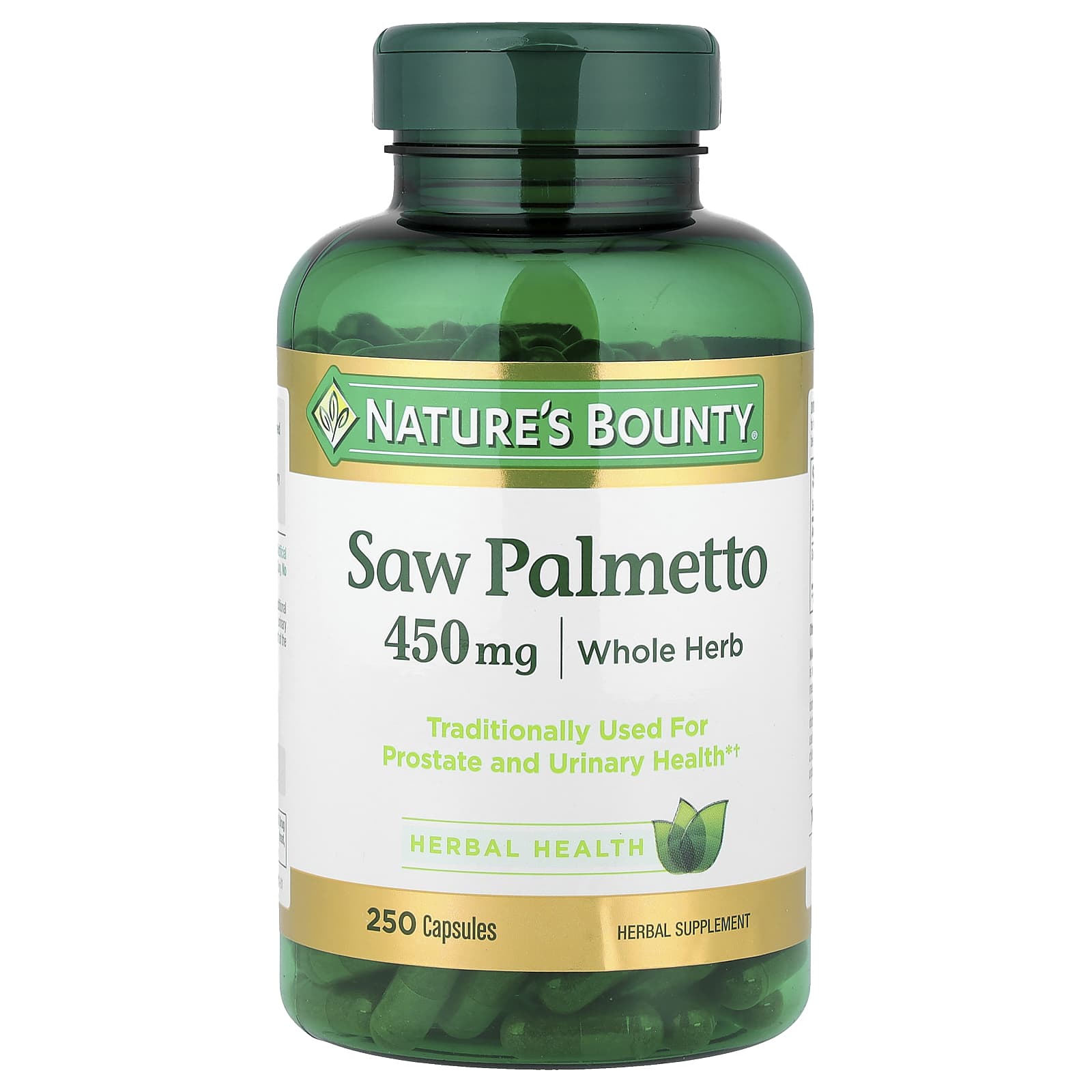 Пальметто Nature's Bounty, 450 мг, 250 капсул
