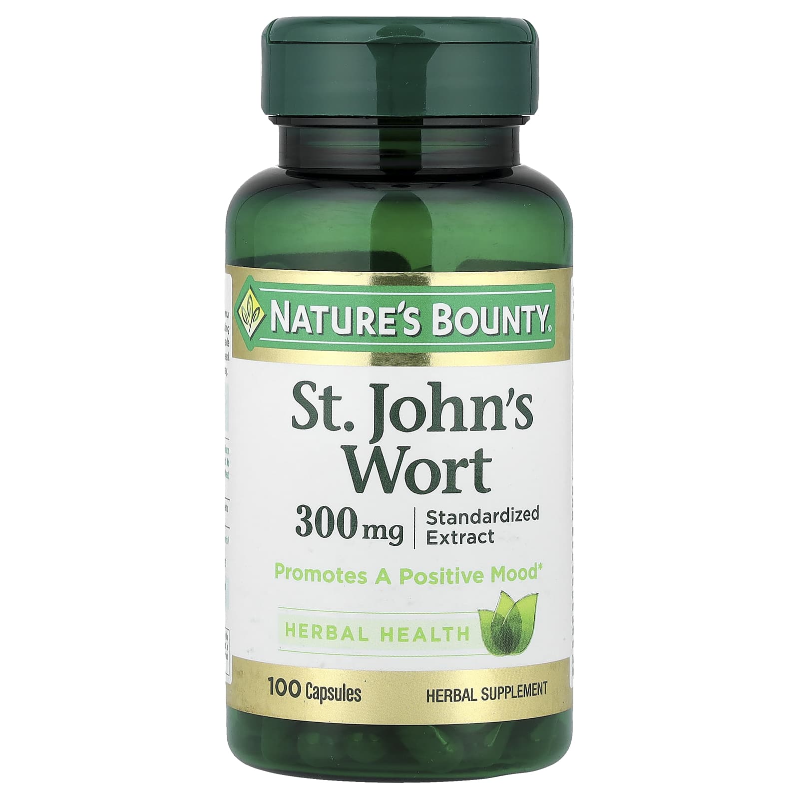 Зверобой Nature's Bounty, 300 мг, 100 капсул