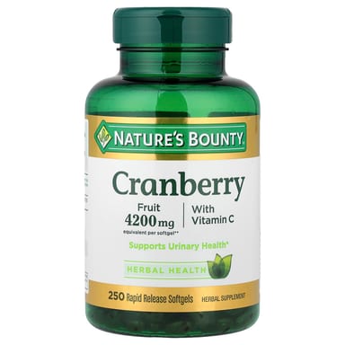 Клюква Nature's Bounty with Vitamin C 250 Rapid Release, мягкие капсулы