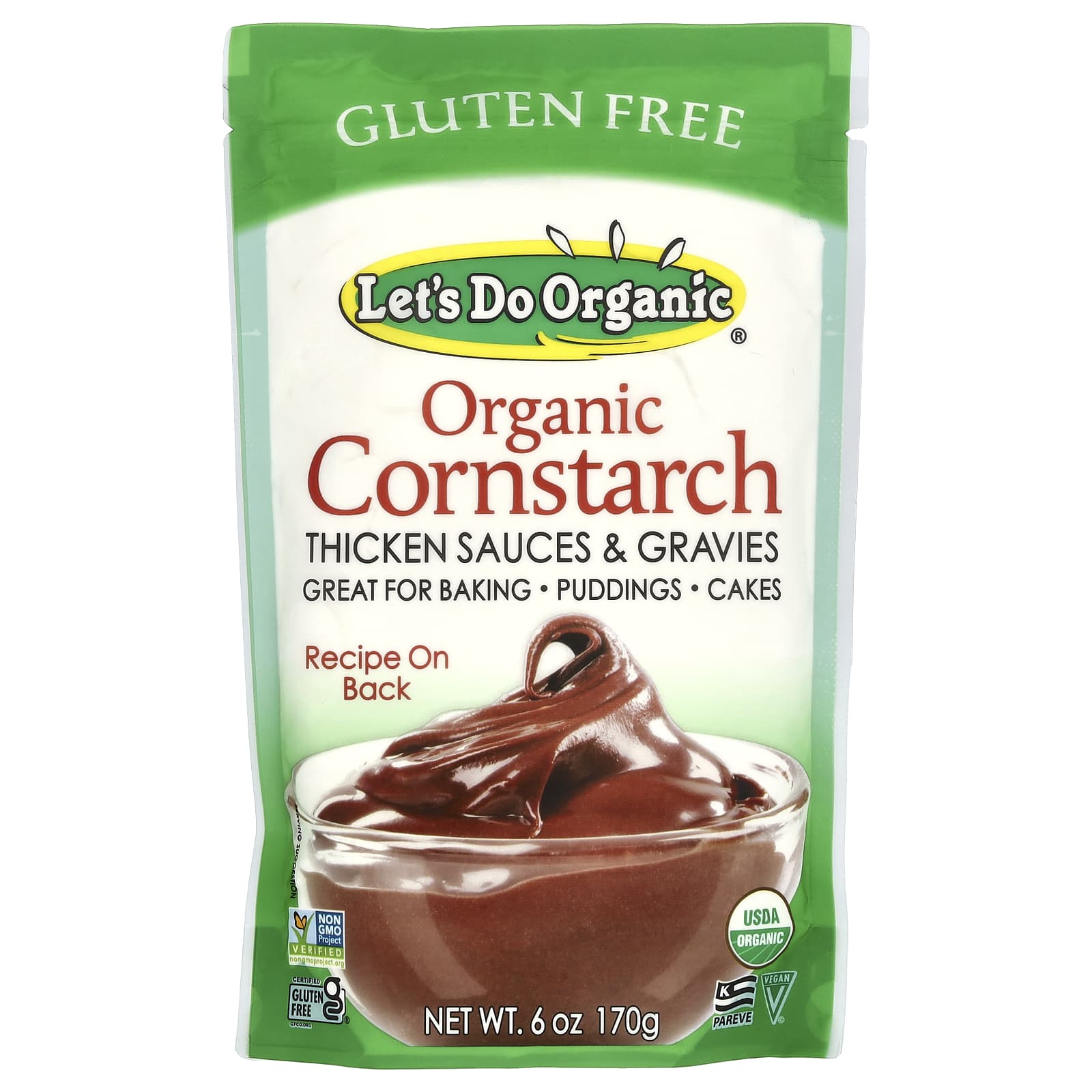 Кукурузный крахмал Let's Do Organic, 170 г